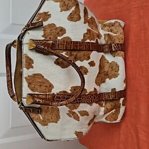 Garnet Hill Cow Leather Bag